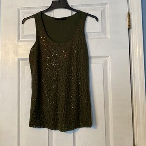 The Limited womens sparkly tank top; size medium